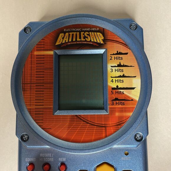 Battleship Electronic Handheld Game Pocket Size Milton Bradley (Hasbro, 2002) - Picture 2 of 11